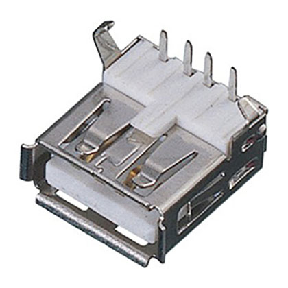 USB A Type板端 母座 90度